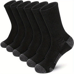 Men's Sports Crew Socks Cotton Cushioning Socks