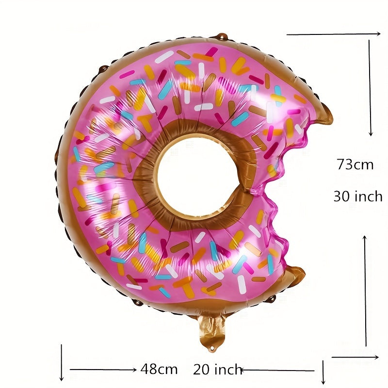 5pcs Donut Shaped Balloon Cartoon Birthday Balloon