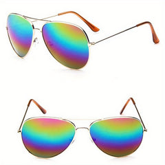 Top Bar Aviator Sunglasses Metal Frame UV400