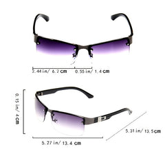 F29 Men Sports Business Driving Ink Vintage Glasses
