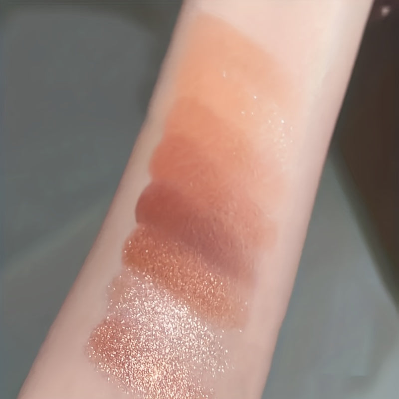 Earth Tone Glitter & Shimmer & Matte Eyeshadow Palette