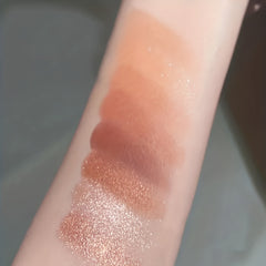 Earth Tone Glitter & Shimmer & Matte Eyeshadow Palette