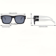 Large Square Sunglasses Jelly Anti Glare UV400 Sun Shades