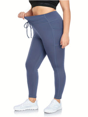  High Rise Yoga Leggings With Pockets