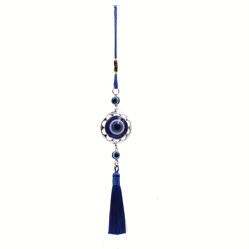 Peach Heart Eye Pendant Tassel Devil's Eye Men's Accessory