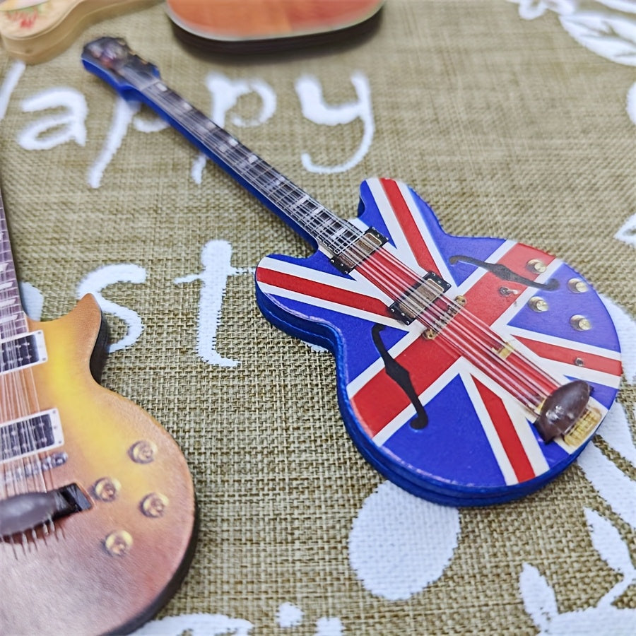 Dollhouse Guitar Model Ornament Micro Scale Home Decor