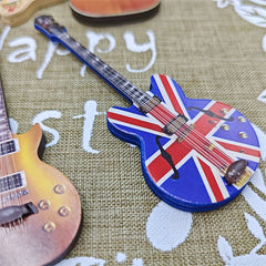 Dollhouse Guitar Model Ornament Micro Scale Home Decor