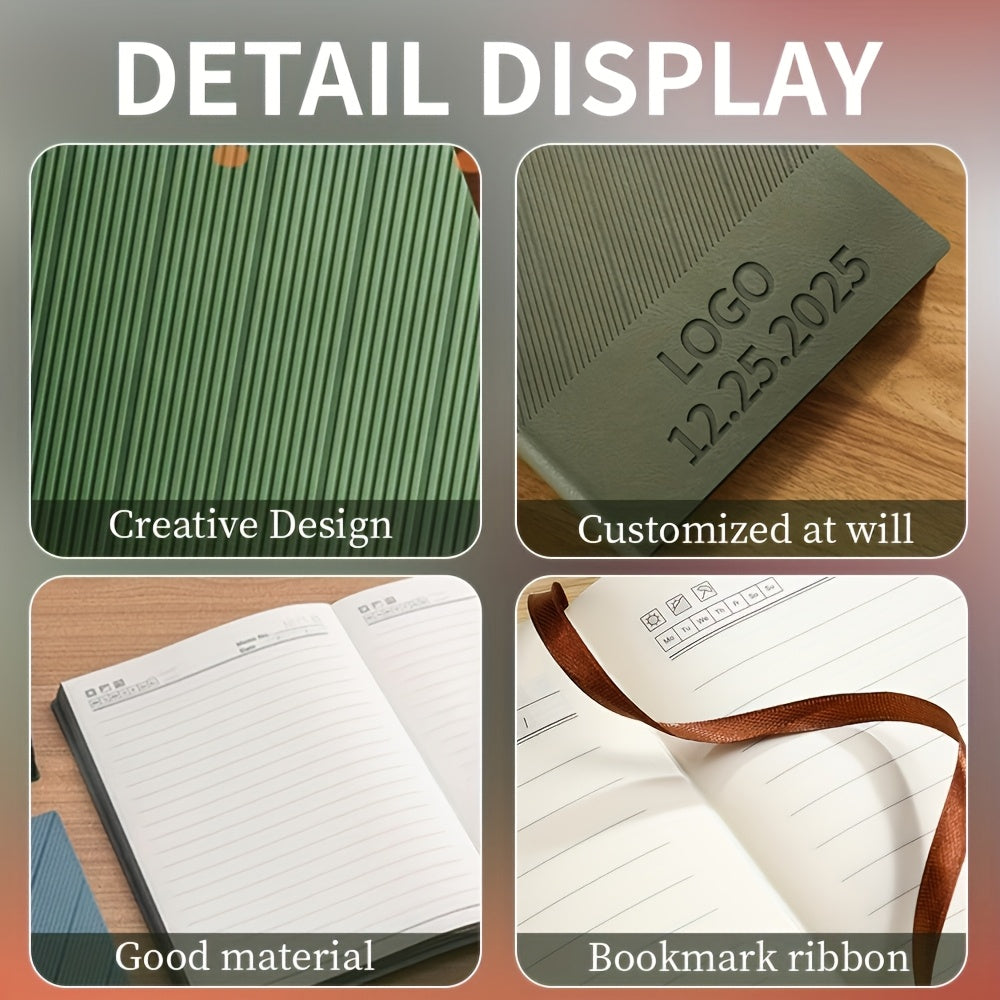 Personalized A5 Soft Cover Notebook with Name, Phone Number & Logo