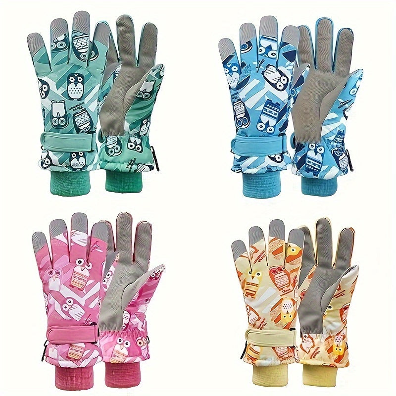 Winter Skiing Gloves Thickened Waterproof Windproof Gloves