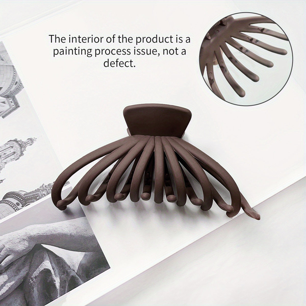 Large Hair Claw Ladies Hair Claw Shark Claw Plastic Hair Clip Hair Accessory