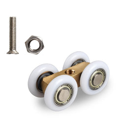 Copper Metal Sliding Door Roller Wheel for Shower Room Glass Doors