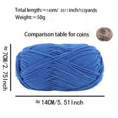 5pcs 100 Soft Acrylic Yarn for Crocheting & Knitting DIY Projects