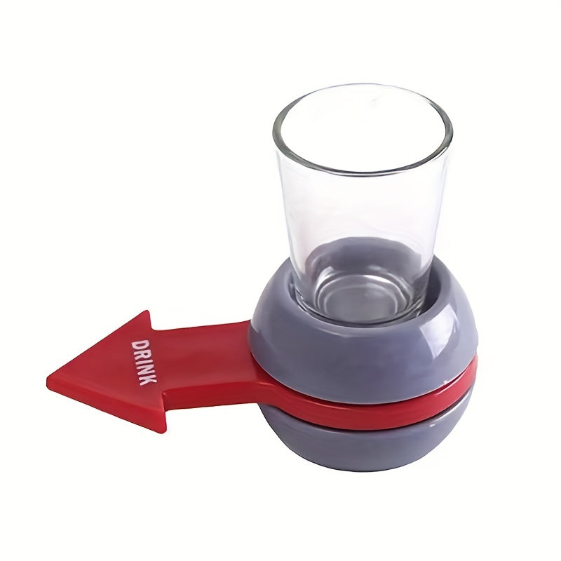 Spin The Arrow Drinking Game with Spinner Glass
