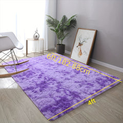 Tie Dye Soft Shaggy Rug 4x6 Feet