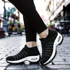 Women's Mesh Breathable Tennis Sports Shoes Lightweight Travel Shoes