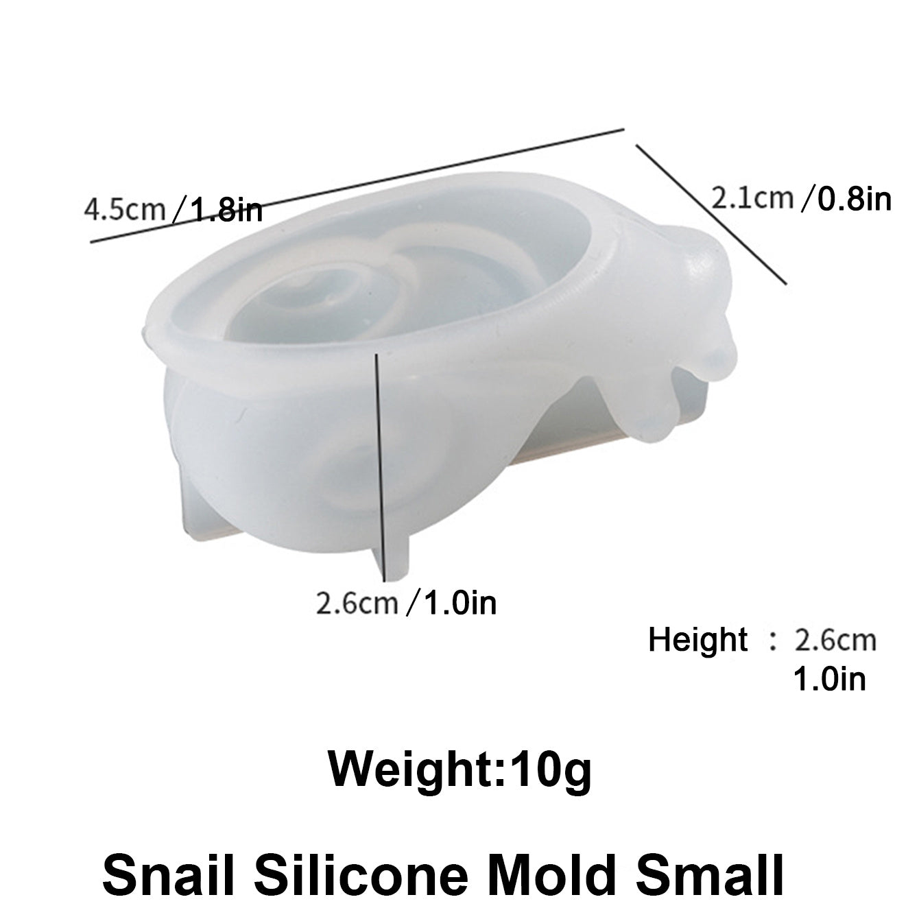 DIY Snail Swing Piece Silicone Mold For Epoxy Resin Crafts