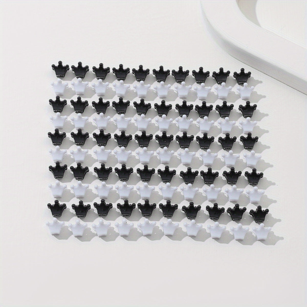 100pcs Mini Crown Shape Hair Claw Braid Hair Clip Hair Accessories