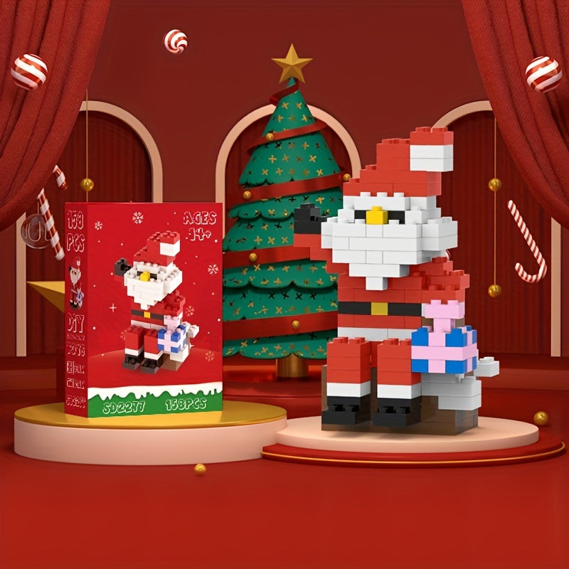 Christmas Building Blocks Santa Bears Christmas Trees Snowmen Boots