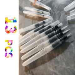 13pcs Art Brushes Set for Holiday Painting, Versatile Compact Durable B