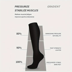 6 Pairs Copper Compression Socks Men Women 10-20 mmHg Circulation