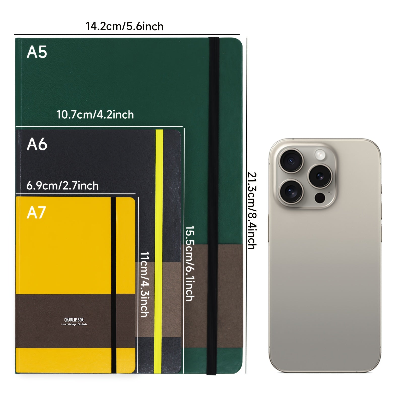 Dot Matrix Diary & Notepad Set A5 A6 A7 Itinerary Planner Pocket Notebook