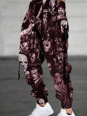Villains All Over Print Men's Comfy Jogger Pants