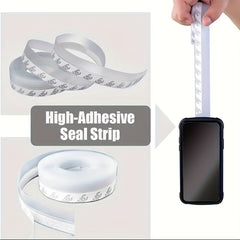 Silicone Roll Door Draft Stoppers Self Adhesive Weatherstrip