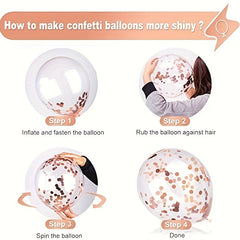 Rose Gold Balloons Garland Arch Kit 138pcs - Birthday Party Decor