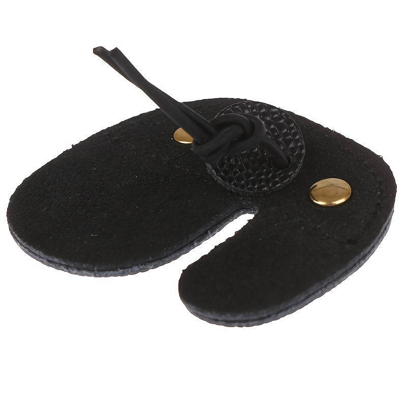 3 Layer Thick Archery Finger Tab Cowhide Guard Finger Protector
