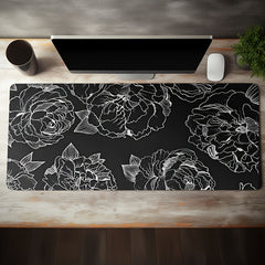Flower Mouse Pad & Line Mouse Pad Non-slip Waterproof Office Game Mat