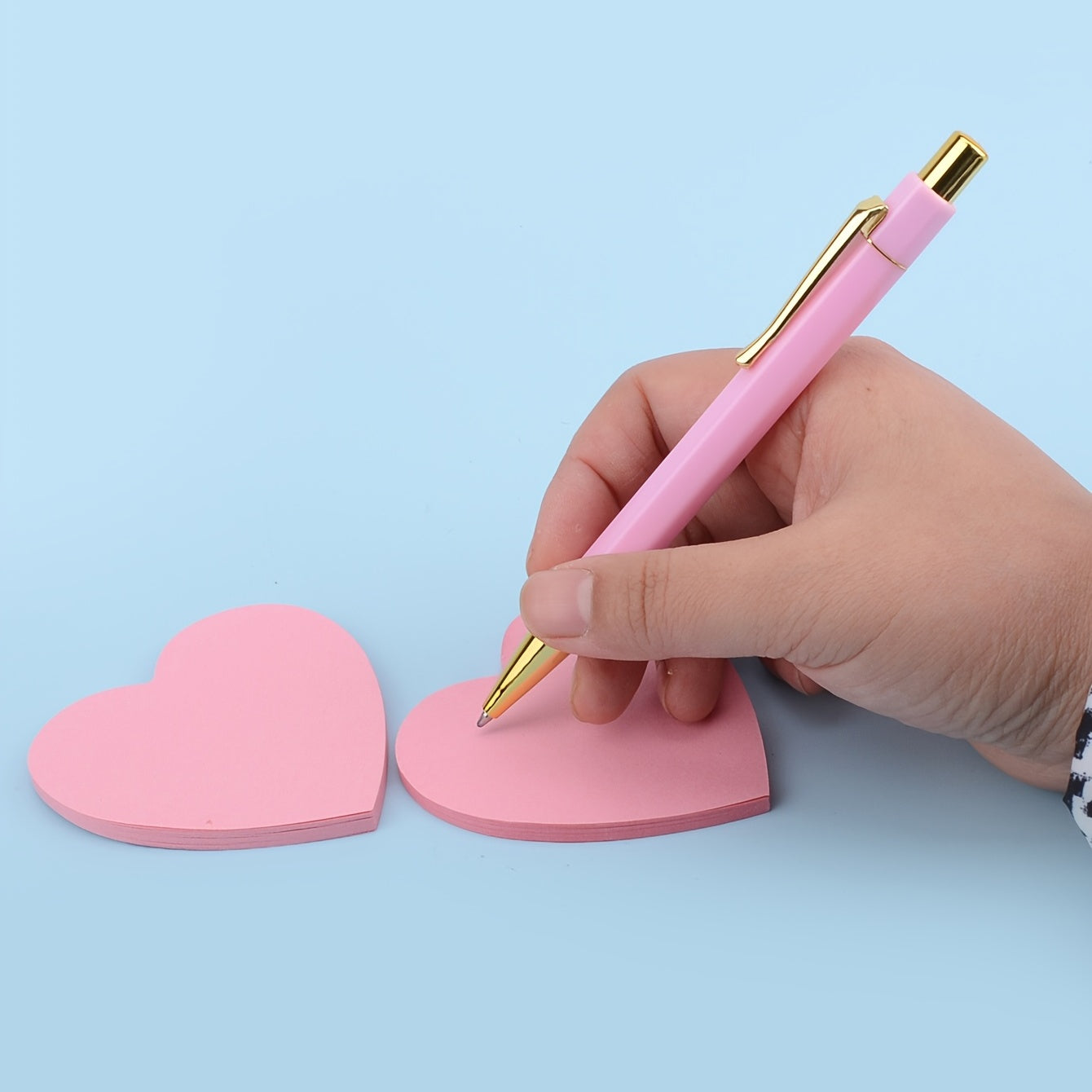 40 Sheets Pink Love Tearable Sticky Note Student Office Supplies