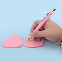 40 Sheets Pink Love Tearable Sticky Note Student Office Supplies