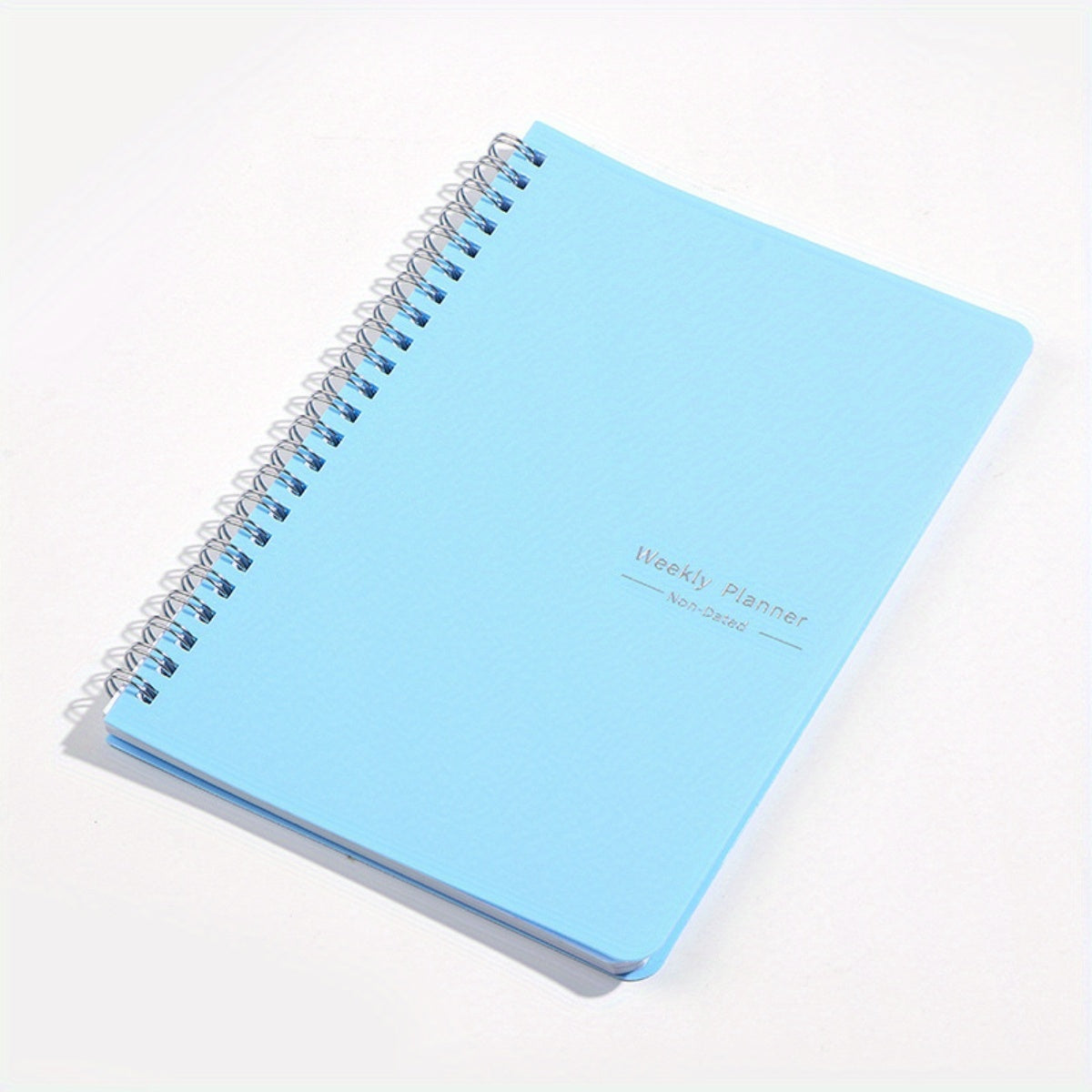 A5 Hardcover Coil Plan Book 52 Sheets Waterproof Student Business Notebook