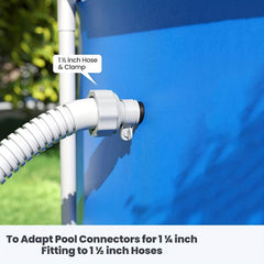 Pool Hose Adapters 1.25 to 1.5 Type B Conversion Kit
