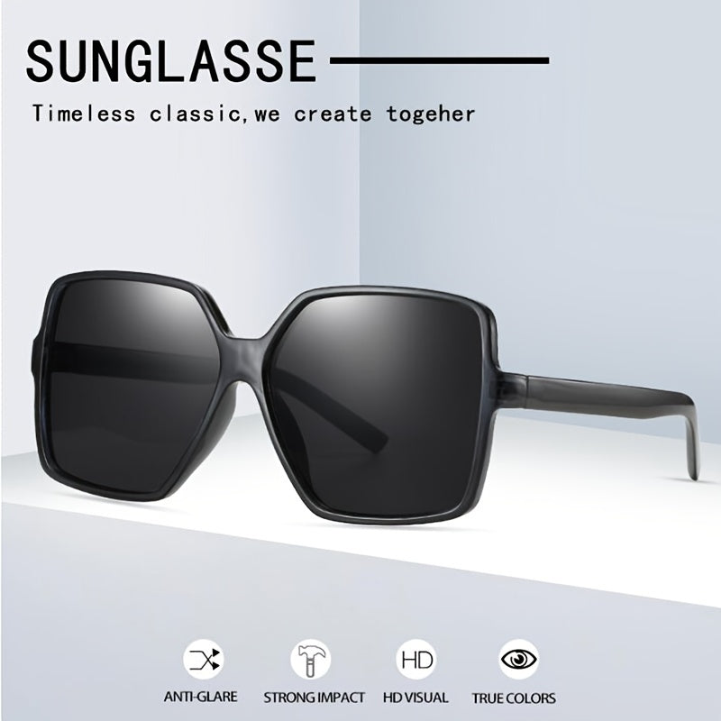 Vintage Square Sunglasses Gradient UV400 Women Eyewear