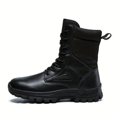 Men's High Top Tactical Work Boots Non Slip Durable Outdoor Hiking Boots