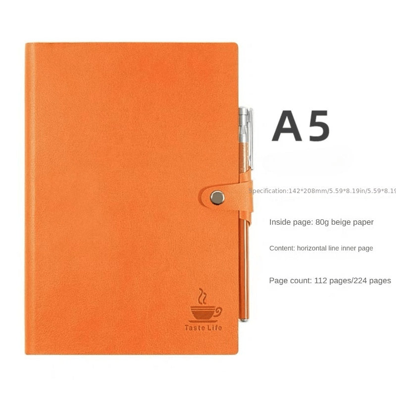 Soft Leather Portable Notebook Stationery Notebook Business Small Fresh
