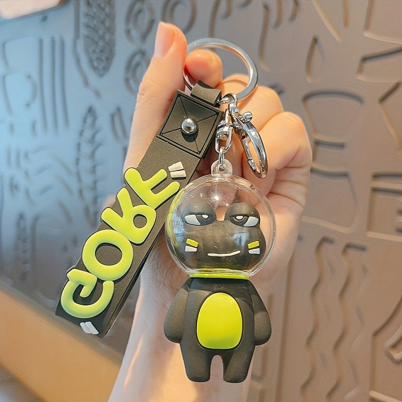 Space Frog Keychain For Men Couple Bag Pendant