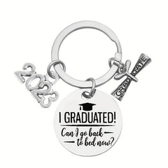 Graduation Gift Stainless Steel Keychain For Graduates