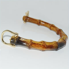 2pcs Bamboo Bag Handles for DIY Purse Straps and Bag Accessories
