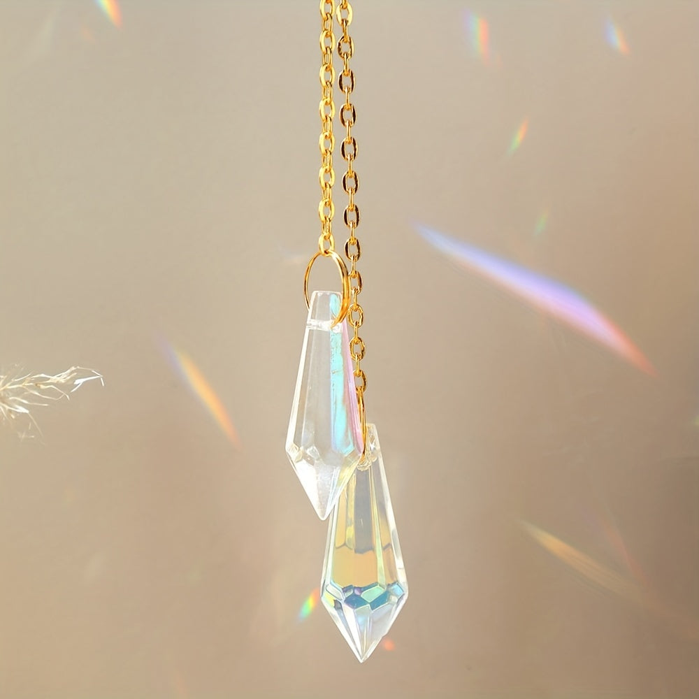 Crystal Sun Catcher Wind Chime Devil's Eye Pendant