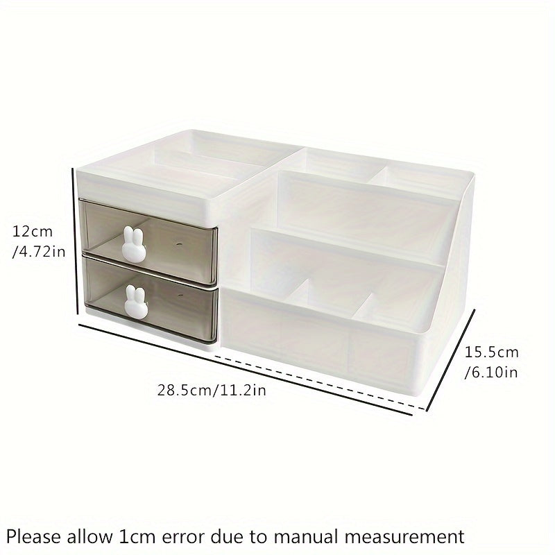 Large Capacity Desktop Cosmetic Storage Box Bedroom Dresser Storage Organizer