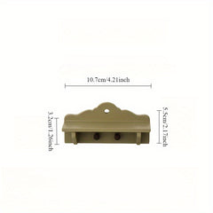 European Style Wooden Bathroom Wall Hangers Mini Shooting Props