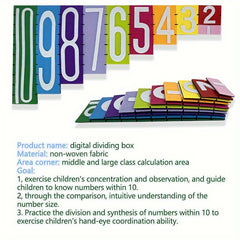 Colorful Number Blocks Toy for Kids Enhances Math Skills