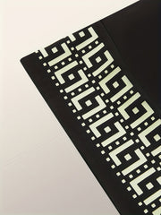  Geometric Print High Rise Straight Pants