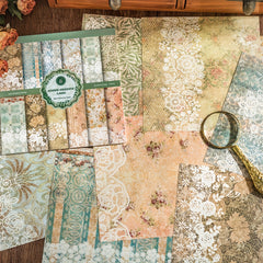 30pcs Paper Lace Museum Series Ledger DIY Decoration Primer