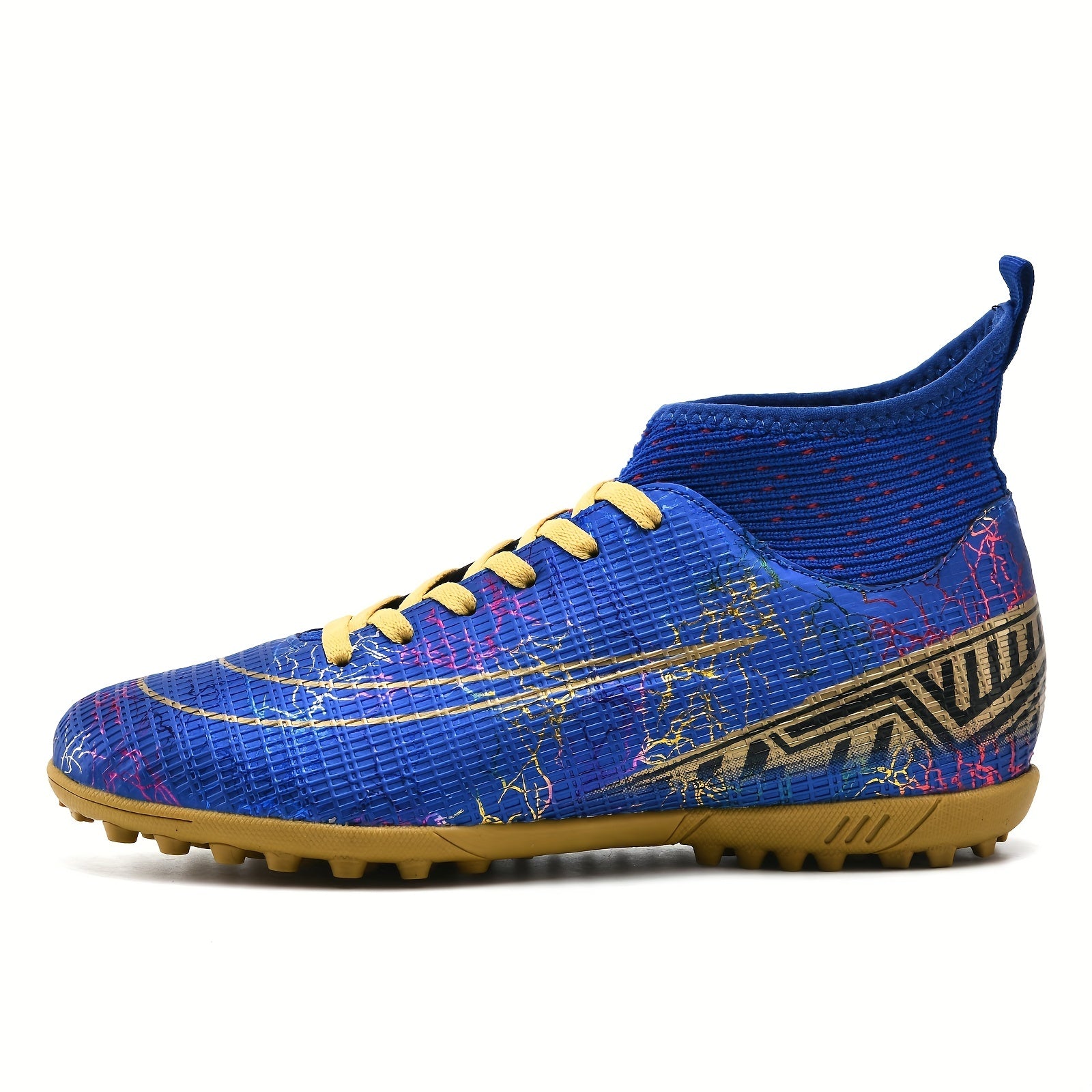 Kids Anti Skid Turf Football Boots Lace Up Training Shoes