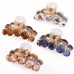 Crystal Hair Claw Sparkly Shark Claw Ponytail Holder Hair Claw Women Girls