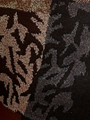 Patchwork Print High Rise Skinny Trousers
