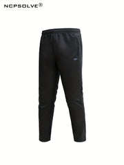 2pcs Men's Sports Suit Jacket & Active Stretch Pants